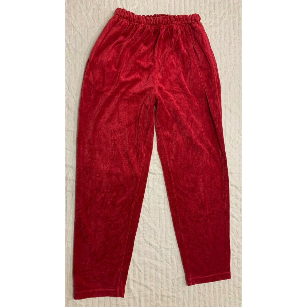 JACLYN SMITH WOMENS VELOUR PANTS SIZE S